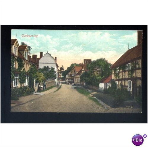 Worcestershire OMBERSLEY Postcard by Valentine (9973X)