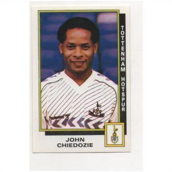 Tottenham Hotspur John Chiedozie No.338 PANINI Football 86 rare Trading Sticker