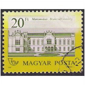 Hungary MI 3902: 20 Ft. Definitive: Palace, Martonvásár, perf. 12.25 x 11.5.