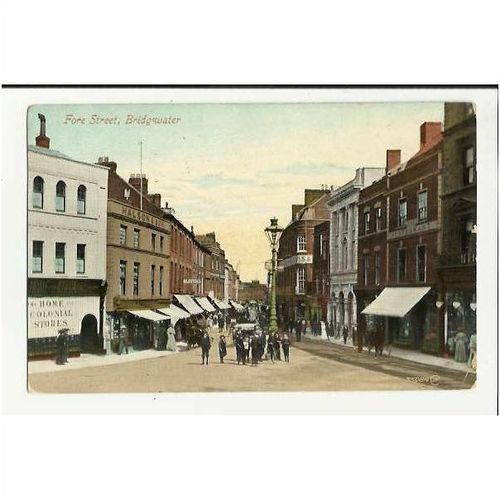 Somerset BRIDGWATER Fore Street Postcard by Valentine (35084)