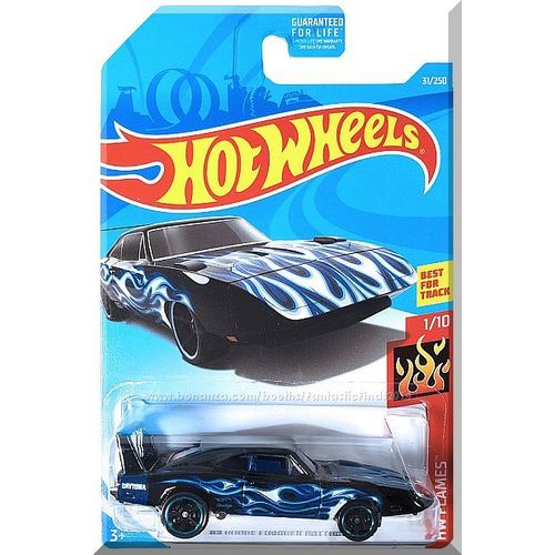 Hot Wheels - '69 Dodge Charger Daytona: HW Flames #1/10 - #31/250 (2019) *Black*