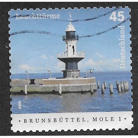 GER 2005 55c (S/A) 'LIGHTHOUSES -BRUNSBUETTEL MOLE I' FINE USED (EBID 60-300)