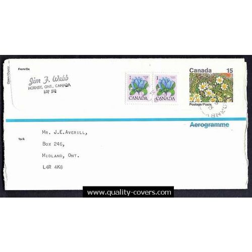 Canada #A37 Aerogram Airletter Sheet USED 1974