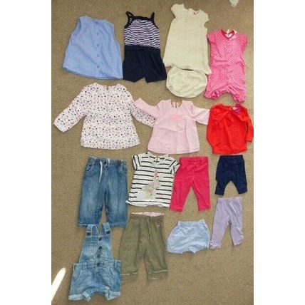 Baby Girls Clothing Large Bundle Age 9-12 Months, Next, Mothercare, etc