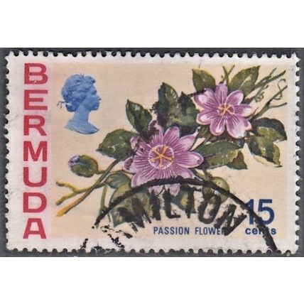 Bermuda, 1970 15c Passion Flower, SG 258 (Scott #264), used