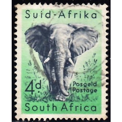 South Africa, 1954 4d Elephant, SG 156 (Scott #205), used