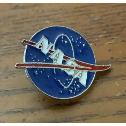 NASA Lovers Logo Mini Badge Shield Emblem Lapel PIN Hat Stocking Stuffer Gift