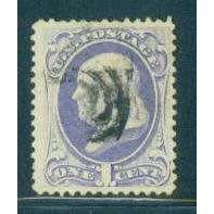 Used 145 1c Benjamin Franklin Fine NA1133