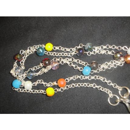 31" cable chain 18 drum colour crystal glass lanyard driving reading sunglasses