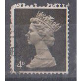 GB 1967 4d olive brown used SG731