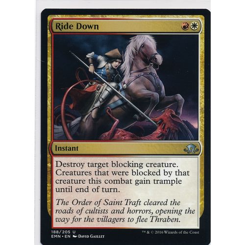 Magic the Gathering MTG Eldritch Moon 188/205 Ride Down