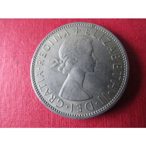 1967 QUEEN ELIZABETH II HALFCROWN FREE POST. (ed) a. AAB
