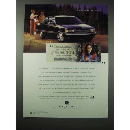 1995 Cadillac DeVille Car Ad - Safer for People