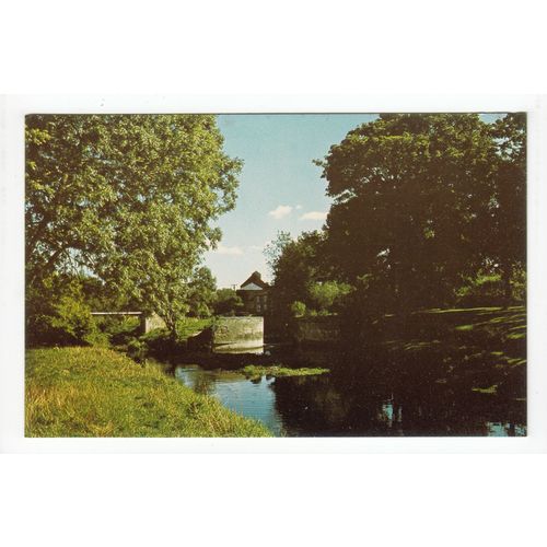 River Lock at Mildenhall Postcard Suffolk 1762