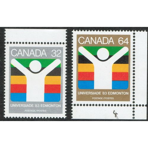 Canada 1983 World University Games set 2v SG1088-1089 UM