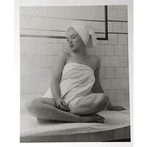 Marilyn Monroe vintage Sexy Nude sauna print poster Playboy Man Gift Wall Art D4
