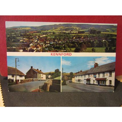 multiview, KENNFORD, DEVON unused postcard by Nicholas Toyne