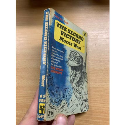1963 MORRIS WEST "THE SECOND VICTORY" WW2 FICTION PAPERBACK BOOK (P2)