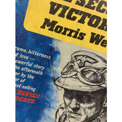 1963 MORRIS WEST "THE SECOND VICTORY" WW2 FICTION PAPERBACK BOOK (P2)