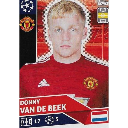 Topps UEFA Champions League 2020/21 Stickers: MUN10 - Van de Beek