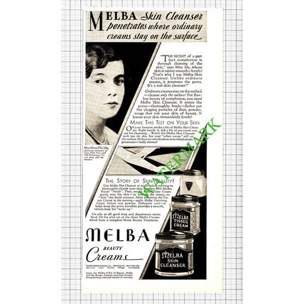 Miss Mary Ella Ide Troy New York Old Bennington USA Melba Advert - 1929 Cutting