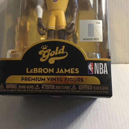 NEW NBA Los Angeles Lakers LeBron James Funko Vinyl Gold 5'' Figure