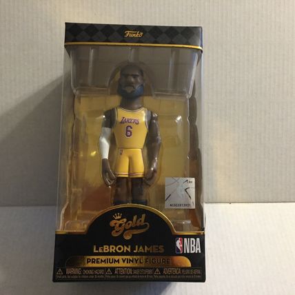 NEW NBA Los Angeles Lakers LeBron James Funko Vinyl Gold 5'' Figure