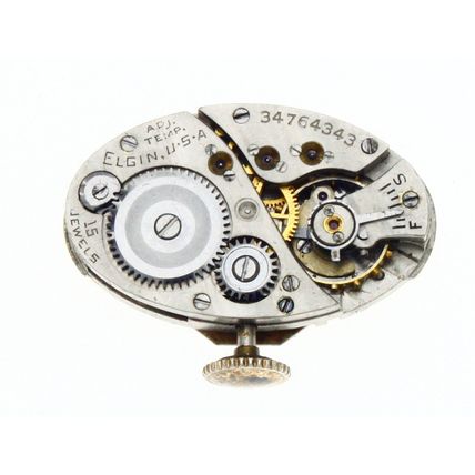 Elgin Grade 492 Size 20/0s 15 Jewels Vintage Pocket Watch Movement
