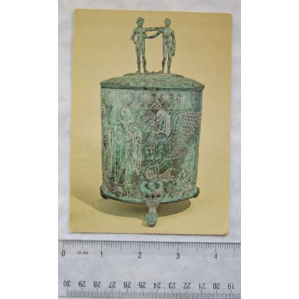 1977 Postcard Bronze Cista - The British Museum