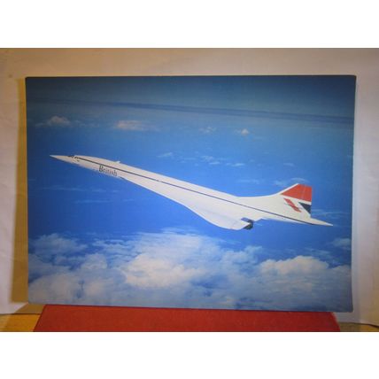 CONCORDE 206 G.BOAA AIRCRAFT unused postcard 'After the Battle' =