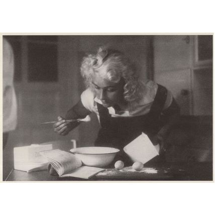 Berlin Home Cooking Transvestite LGBT German Photo Art Postcard