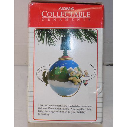 Noma ORNAMOTION Collectible Christmas Ornament Trees Bears Santa Gifts