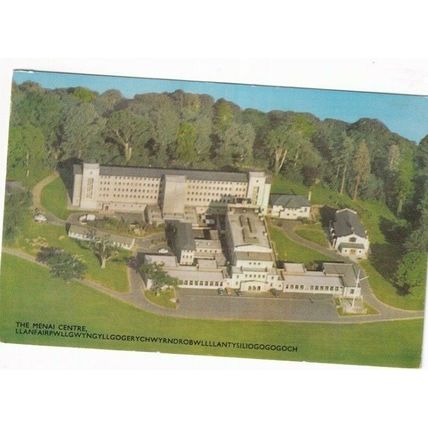 Menai Centre Llanfair Postcard posted 1980 VGC