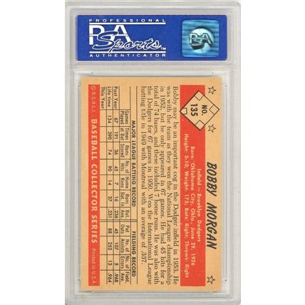 1953 Bowman Color Bobby Morgan #135 PSA 6 P1340