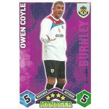 Match Attax 2009/10 Collection: Club Manager, Burnley - Coyle