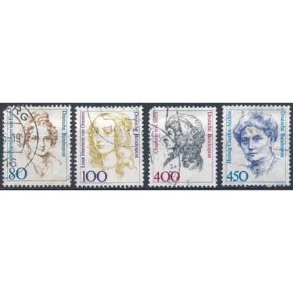 Famous Women - Germany 1992/94 - F H - MiNr 1582, 1614 & 1755/6
