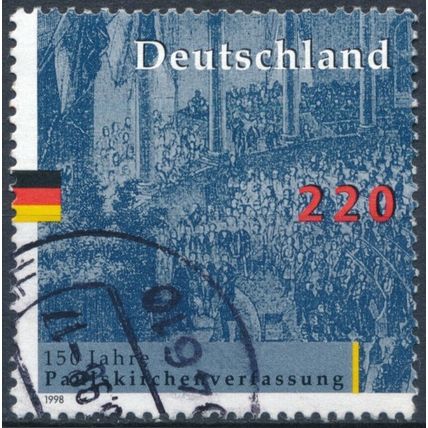 Parliamentary Anniversaries: 220pf - Germany 1998 - F H - MiNr 1987