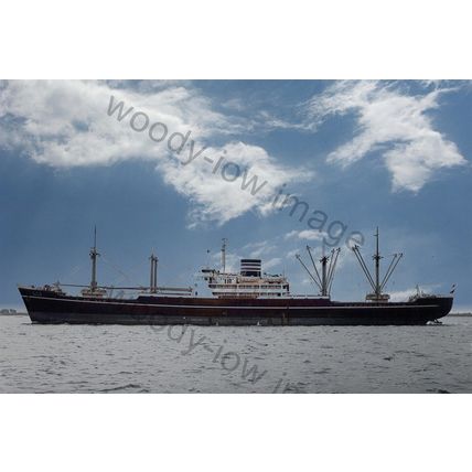 SQ1643 - Japanese NYK Line Cargo Ship - Aizu Maru - print 6x4