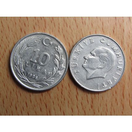 Turkey 1986 10 Lira Coin