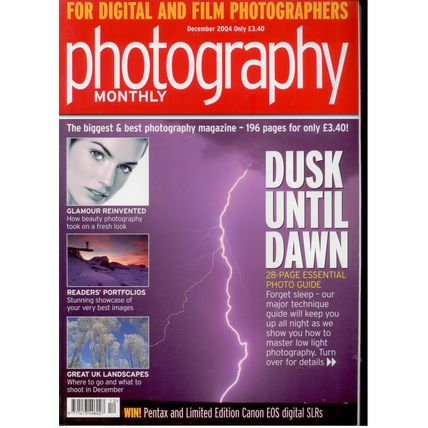Photography Monthly December 2004, excellent condition