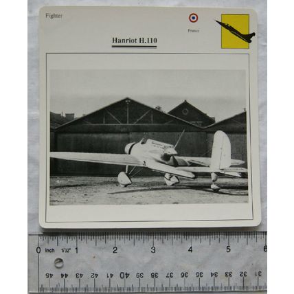 Hanriot H.110 - France - Fighter - Collectors Club Card