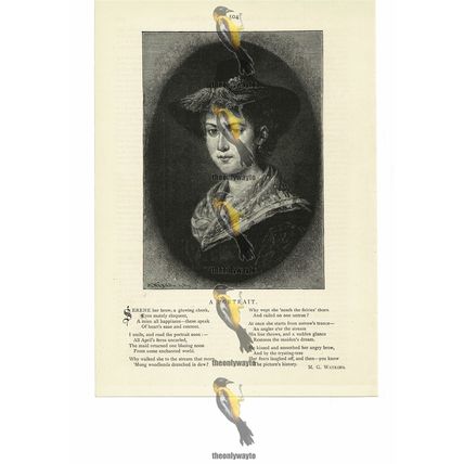 Portrait, Romantic Poetry By M G Watkins, Book Illustration (Print), 1884
