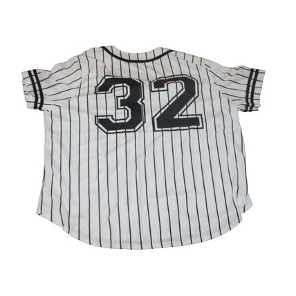 Cult Favorite NY New York Yankees Pinstripes Jersey #32 Size 3X