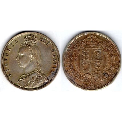 Great Britain. Victoria. Halfcrown 1887. dy23462