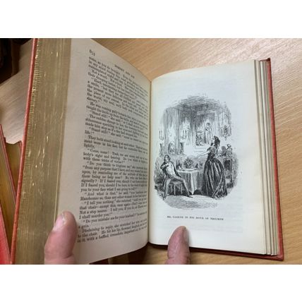 1914 CHARLES DICKENS DOMBEY AND SON FIRESIDE EDITION FICTION HB BOOK (P4)