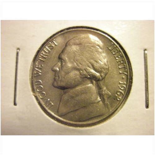 1962 Jefferson Nickel (AU) FREE SHIPPING
