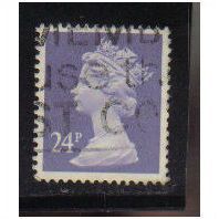 1984 GB 24P VIOLET F/U SG X967
