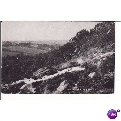 old postcard - Harrogate, Birk Crag