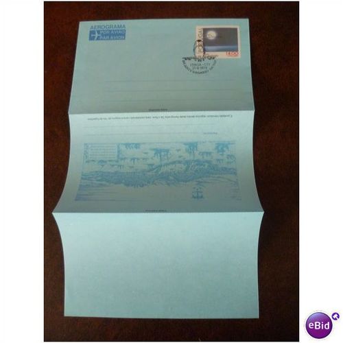 Portugal 1979 Aerogramme 35th Anniversary TAP Lisbon airplane postal stationery