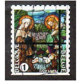 BEL 2008 (54c) (S/A) 'CHRISTMAS' FINE USED (EBID10481)